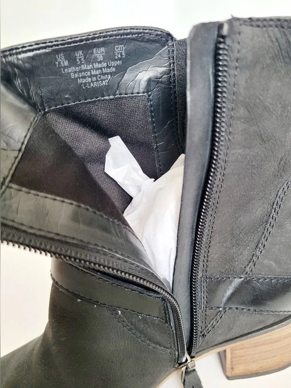 Franco Sarto Larisa 2 Nubuck Leather Moto Ankle Boots 2